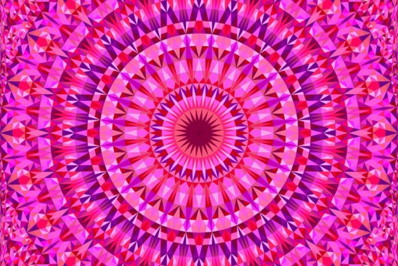 Download Pink Seamless Mosaic Mandala Pattern - Mosaic mandala Collection