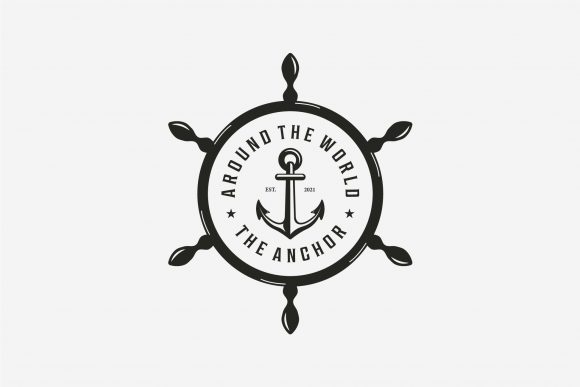 Download Emblem Anchor Cruise Vintage Retro Logo - Retro logo Collection